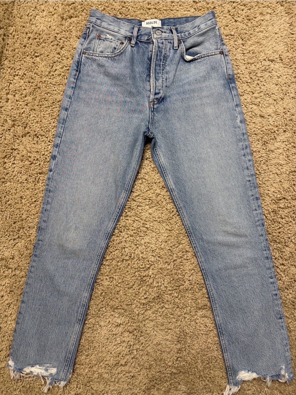 Agolde Light Blue straight leg Jeans